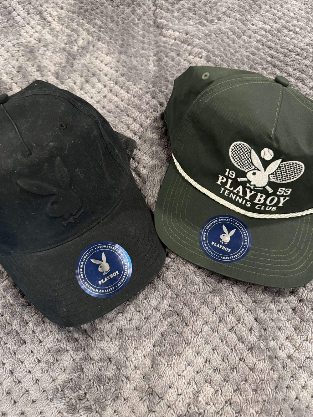 PLAYBOY Kids Caps - Black & Olive